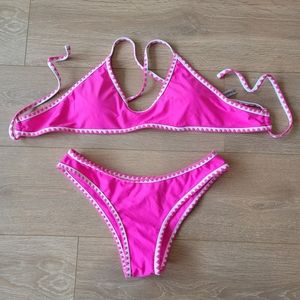 NWOT Zaful Hot Pink Bikini Size Medium M